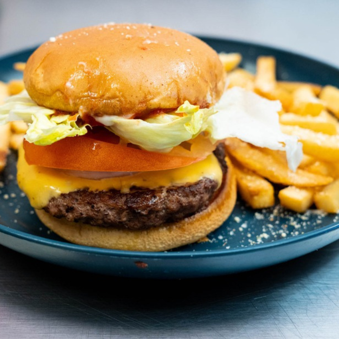 mike's wings single burger