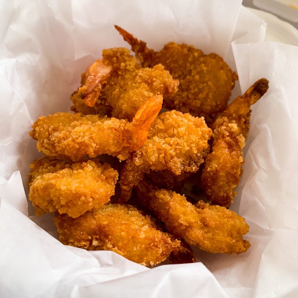 mike's wings fried shrimp